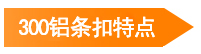 300鋁條扣特點(diǎn)